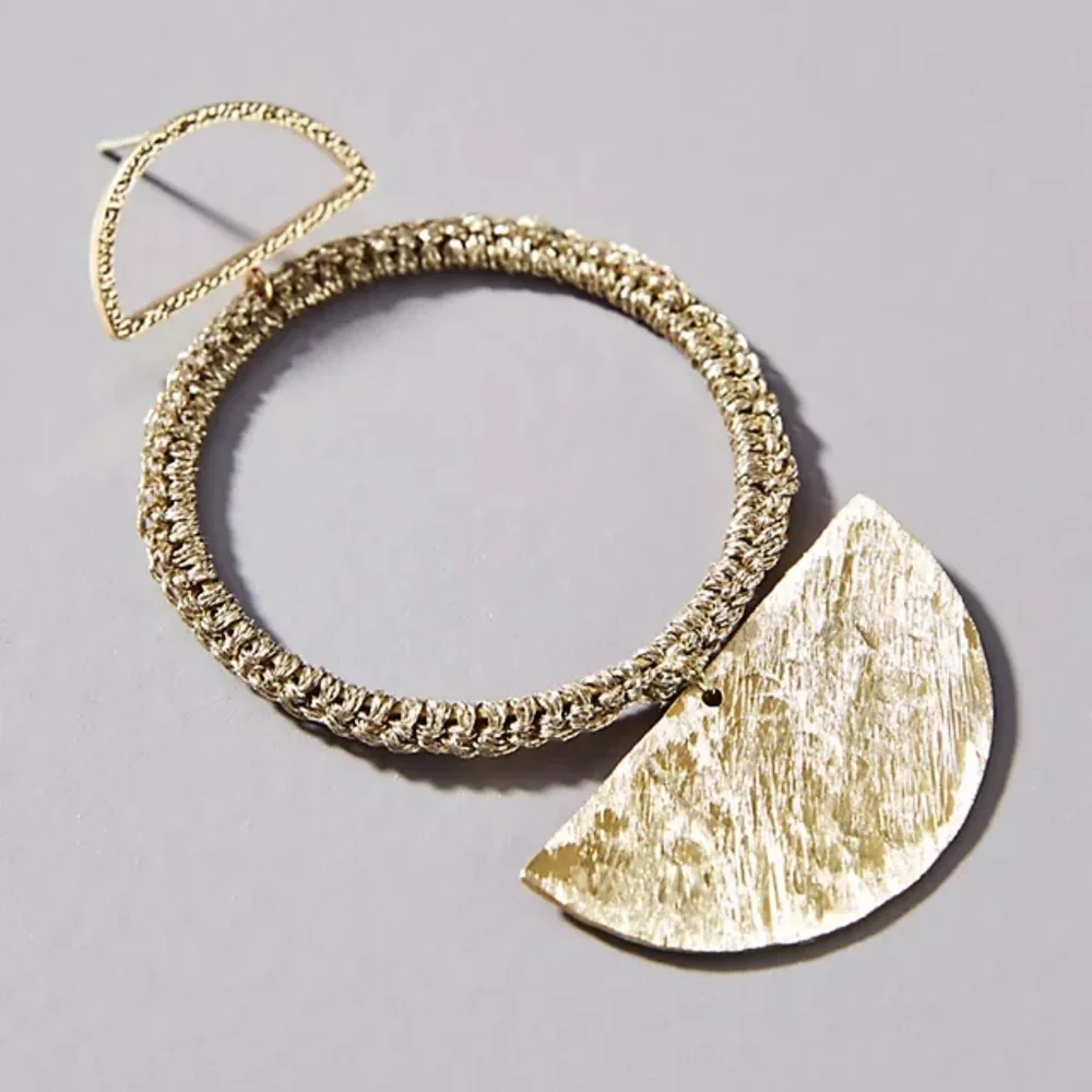 Anthropologie Caitlin Crocheted Drop Earrings - Picture 1 of 4